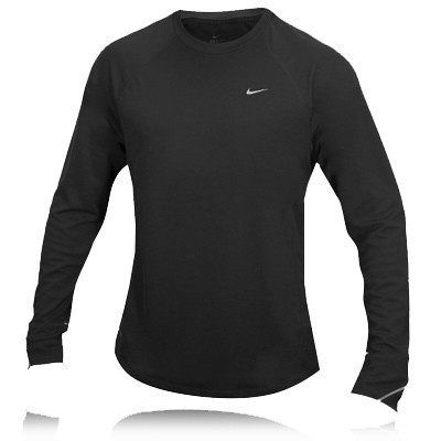 NIKE MENS DRI-FIT UV MILER LONG SLEEVE RUNNING TOP NEW | eBay