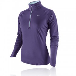 Nike Lady Element Long Sleeve Half Zip Running Top