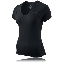 Nike Lady Tailwind V-neck Short Sleeve T-Shirt