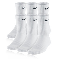 Nike Equip Cushioned Crew 6 Pack Running Socks