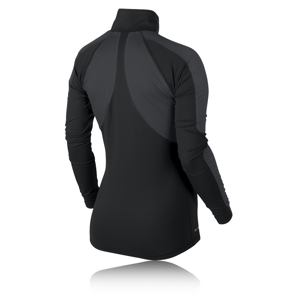 nike women's pro hyperwarm half zip long sleeve shirt