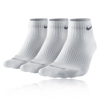 Nike 3-Pack Dri-Fit Cushion Quarter Running Socks