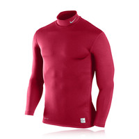 Nike Pro Hyperwarm Mock Long Sleeve Compression Top