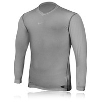 Nike Pro Long Sleeve V-Neck Compression Top