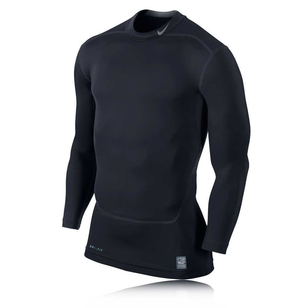 Nike Pro Core 2.0 Mock Neck Long Sleeve Compression Running Top - SP14 | SportsShoes.com