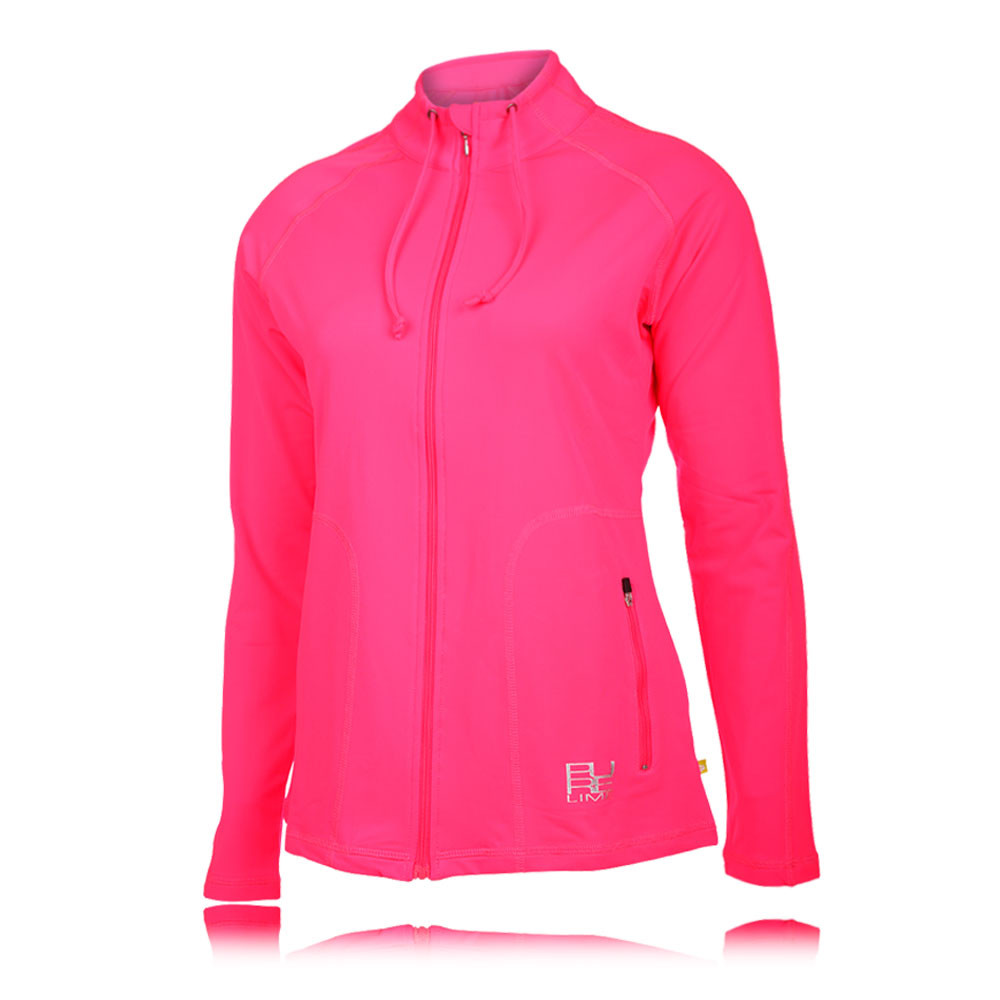 Pure Lime Gym Addict Womens Pink Running Training Gym Sport Jacket Top New