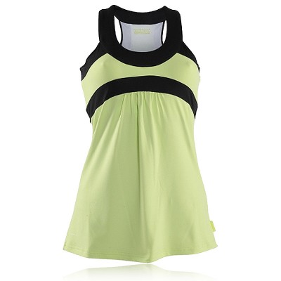 Pure Lime Lady Wide Scoop Aline Racer Back Vest picture 1