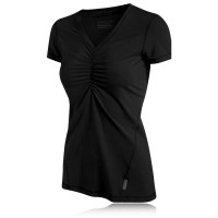 Pure Lime Lady Short Sleeve Shirred T-Shirt