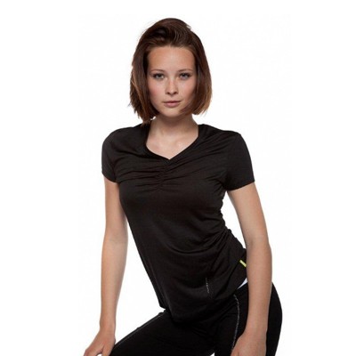 Pure Lime Lady Short Sleeve Shirred T-Shirt picture 2