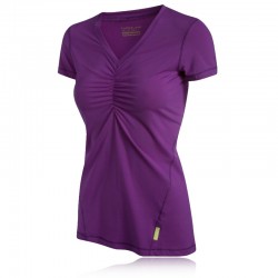 Pure Lime Lady Short Sleeve Shirred T-Shirt