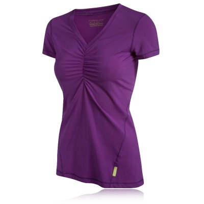 Pure Lime Lady Short Sleeve Shirred T-Shirt picture 1