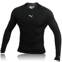 puma compression long sleeve baselayer top