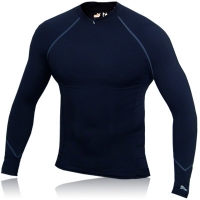 puma compression long sleeve mock neck top