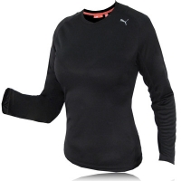 puma lady long sleeve usp running top