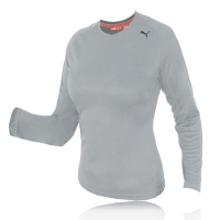 puma lady long sleeve usp running top