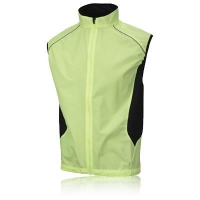 ron hill vizion windlite hi-viz running gillet