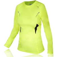ron hill lady vizion long sleeve running top