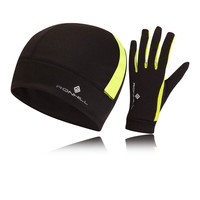 Ron Hill Vizion Running Beanie and Glove Set