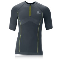 Salomon S-Lab Exo Motion Half-Zip Short Sleeve T-Shirt