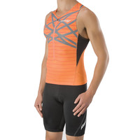 Saucony Triathlon Half-Zip Tank Vest