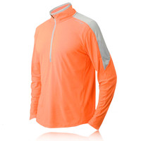 Saucony Transition ViZipro Half-Zip Long Sleeve Running Top