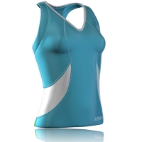 skins sports lady racer back top