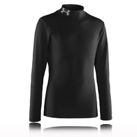 Under Armour Junior ColdGear Fitted Mock Neck Long Sleeve Compression Top